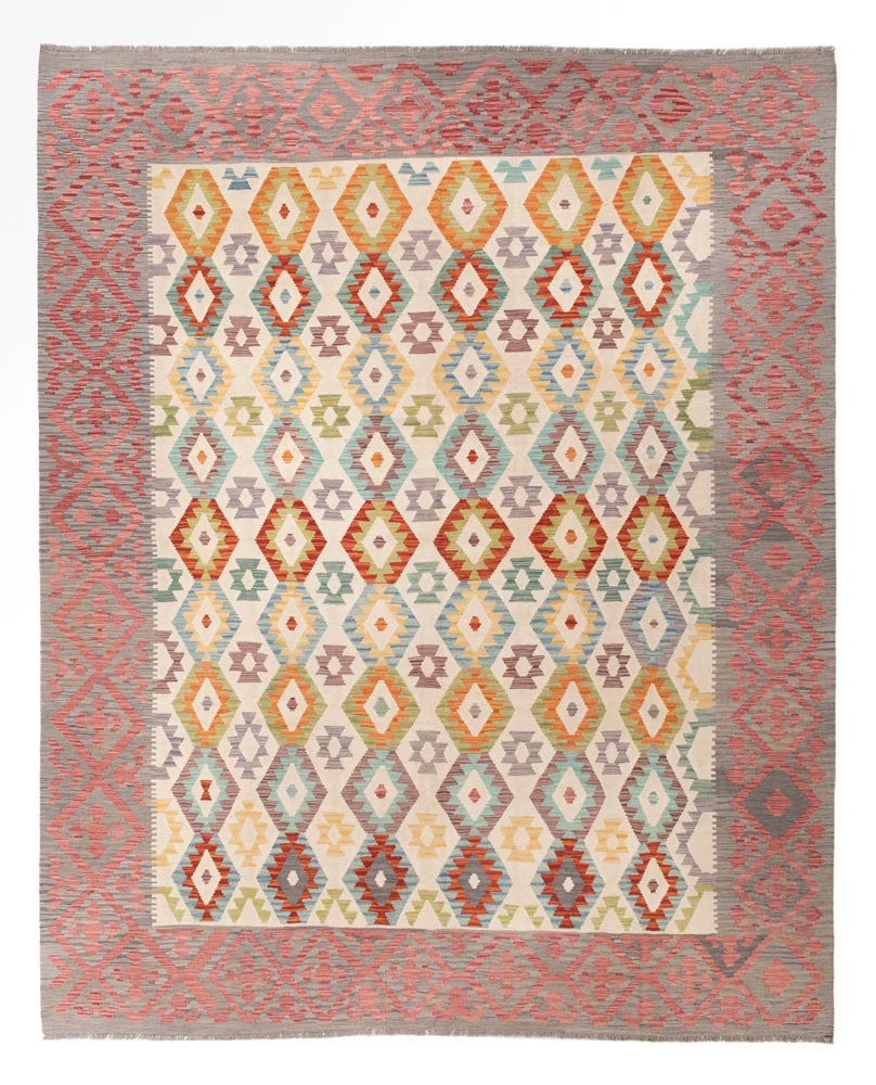 Kelimteppe - Splash - 389 x 314 cm - farget