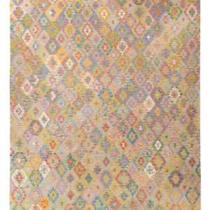 Kelimteppe - Splash - 393 x 307 cm - farget