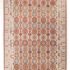 Kelimteppe - Splash - 403 x 306 cm - farget