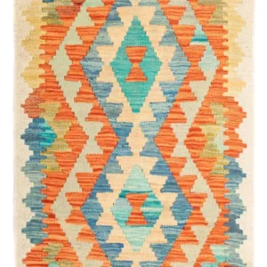 Kelimteppe - Splash - 89 x 63 cm - flerfarget