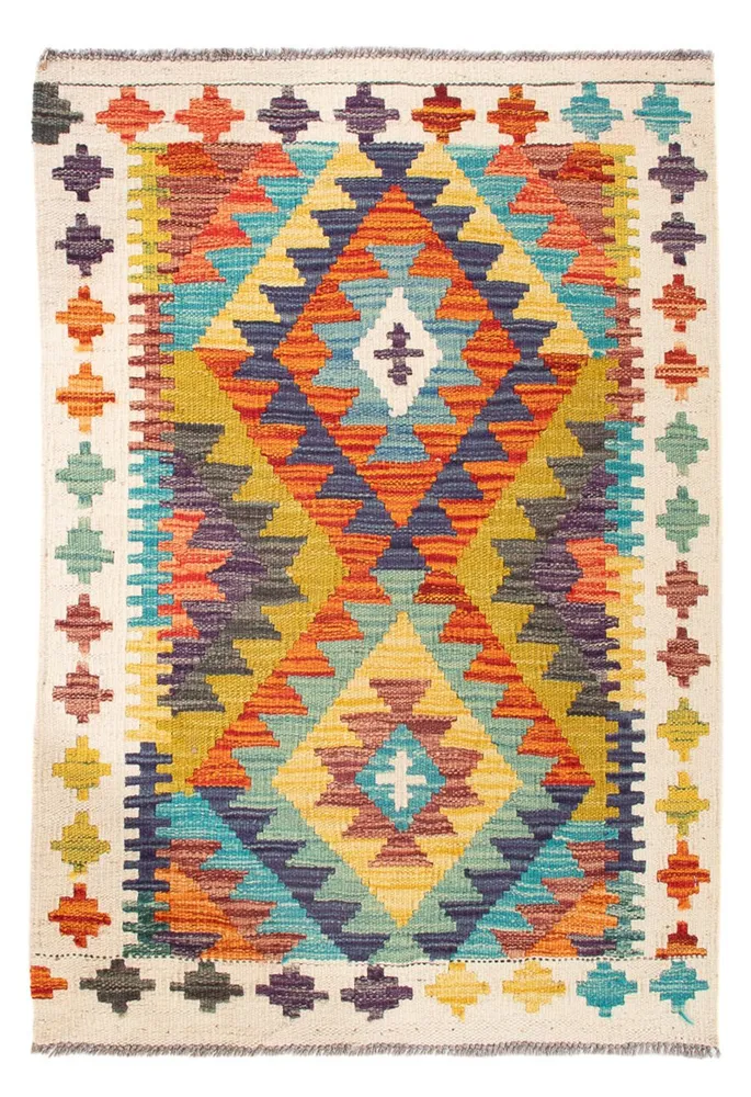 Kelimteppe - Splash - 84 x 62 cm - flerfarget