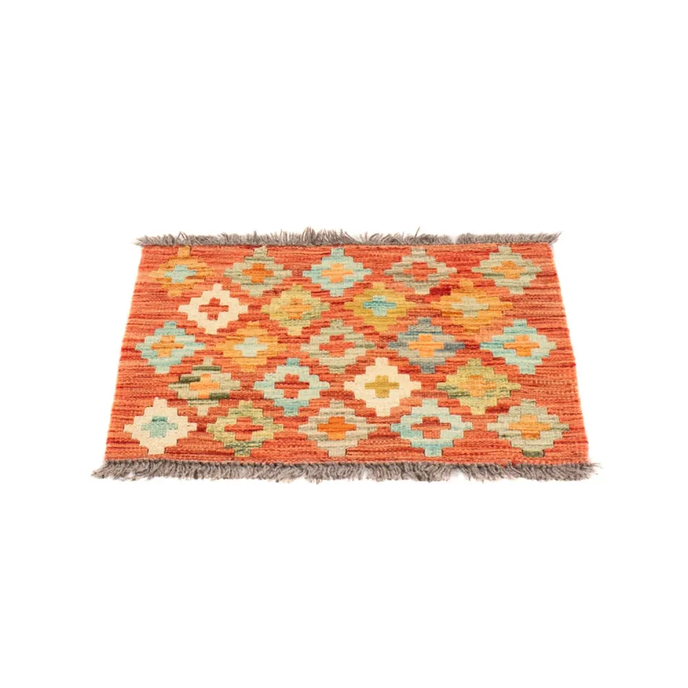 Kelimteppe - Splash square - 52 x 50 cm - flerfarget