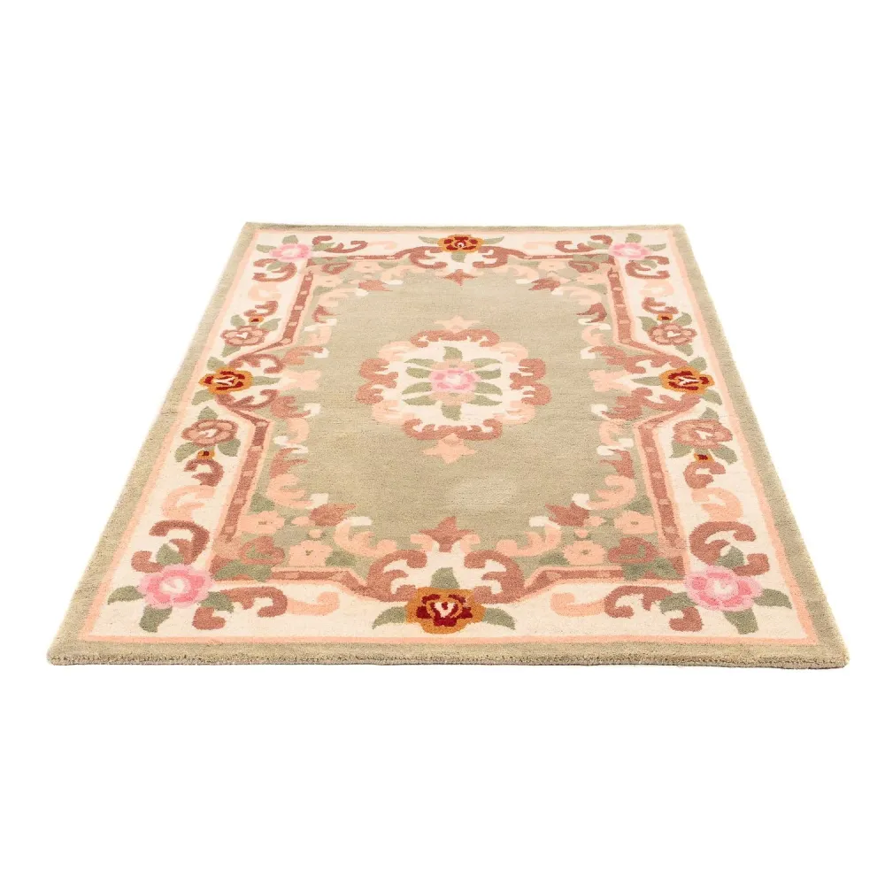 Kina-teppe - 184 x 123 cm - lysebrun