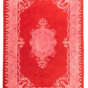 Kina-teppe - 204 x 136 cm - rød