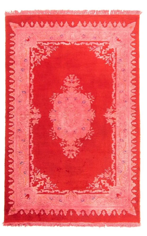 Kina-teppe - 204 x 136 cm - rød