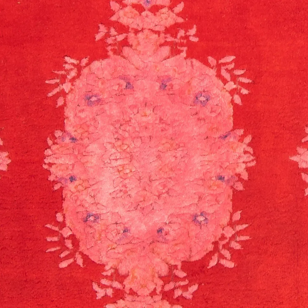 Kina-teppe - 204 x 136 cm - rød