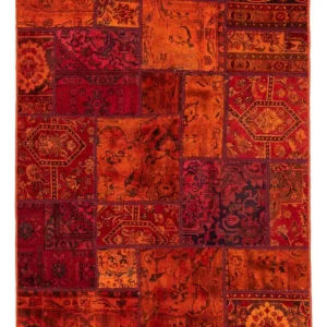 Lappeteppe - 194 x 140 cm - flerfarget