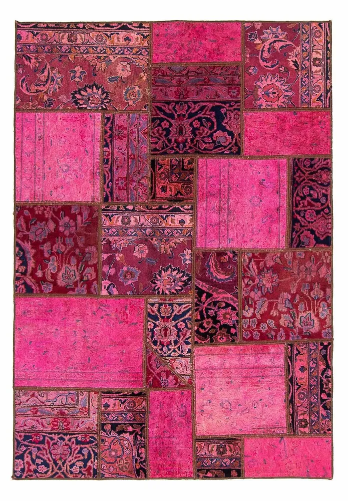 Lappeteppe - 197 x 138 cm - flerfarget