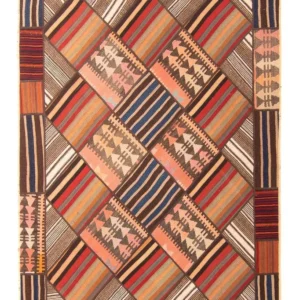 Lappeteppe - 200 x 150 cm - flerfarget