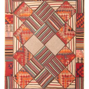 Lappeteppe - 200 x 150 cm - flerfarget