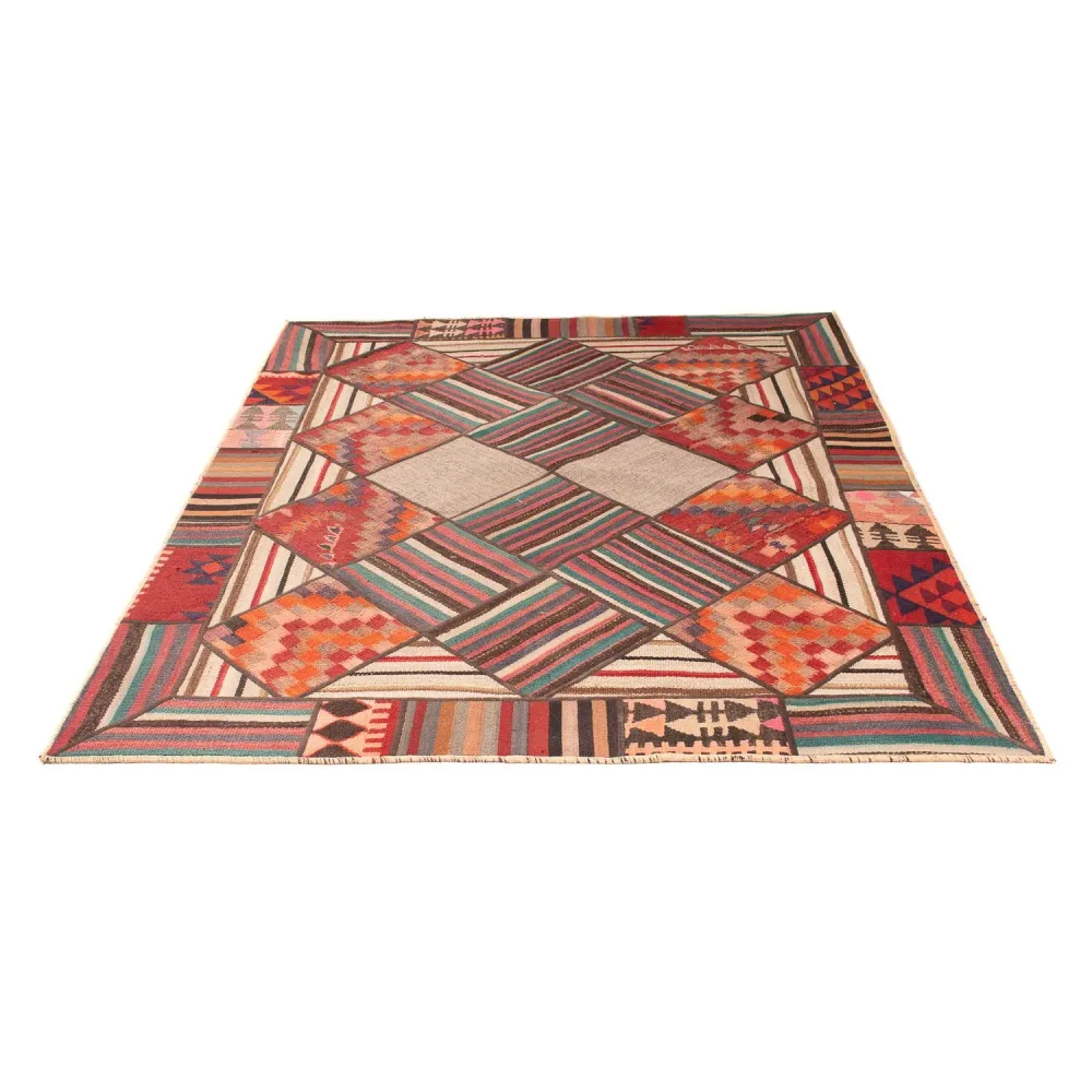 Lappeteppe - 200 x 150 cm - flerfarget