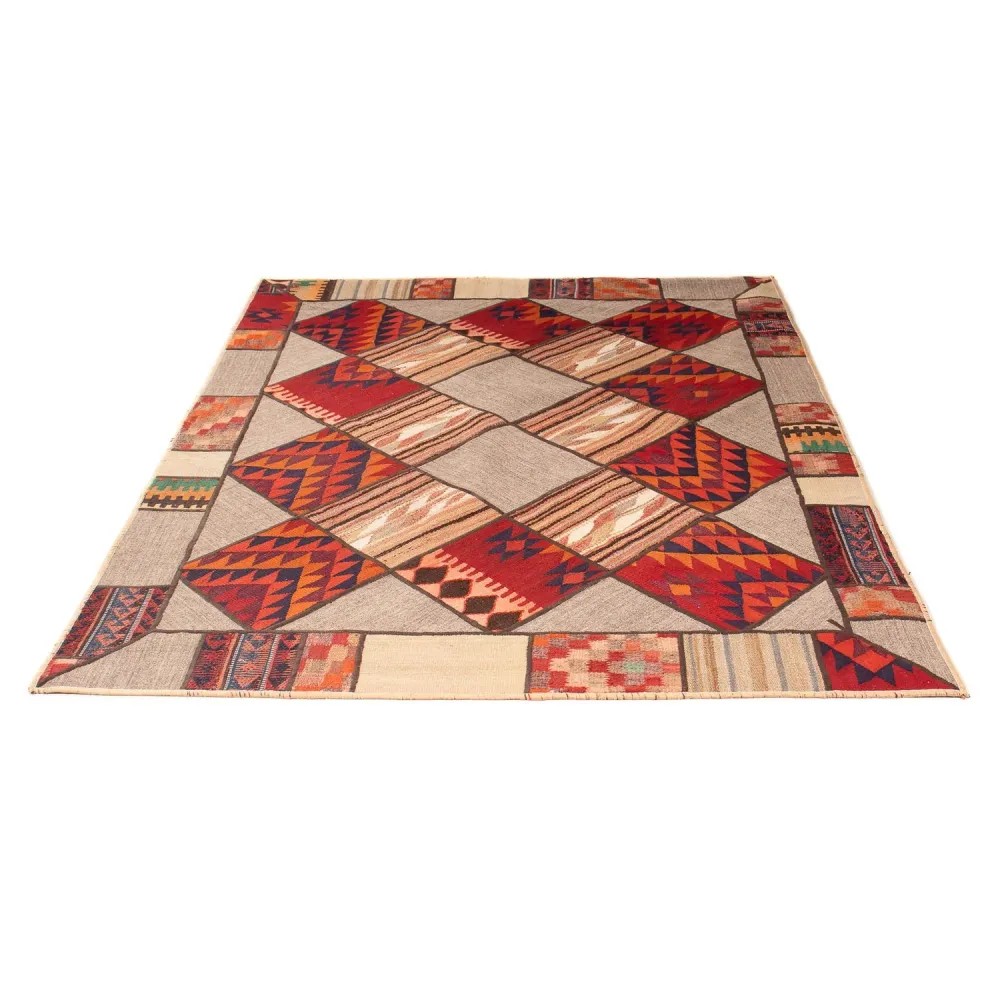 Lappeteppe - 200 x 150 cm - flerfarget