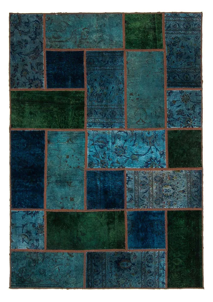Lappeteppe - 207 x 143 cm - flerfarget