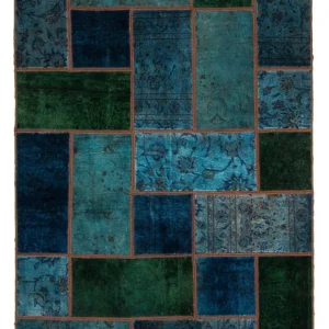 Lappeteppe - 207 x 143 cm - flerfarget