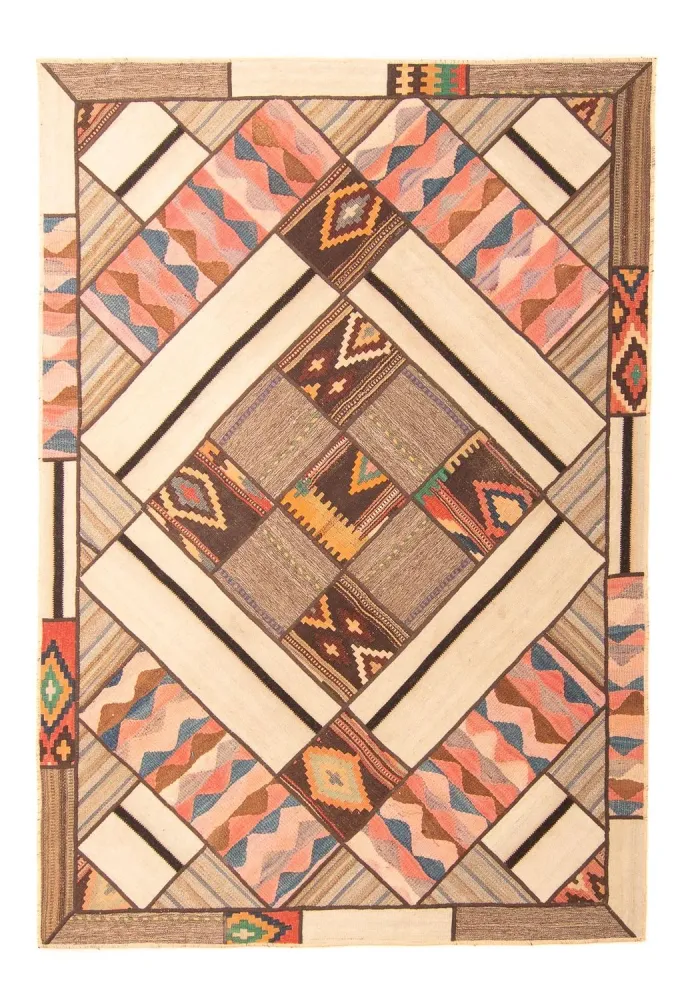 Lappeteppe - 230 x 160 cm - flerfarget