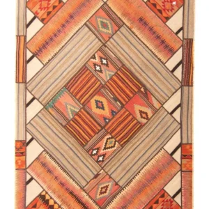 Lappeteppe - 230 x 160 cm - flerfarget