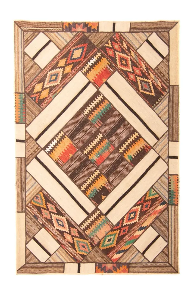 Lappeteppe - 230 x 160 cm - flerfarget
