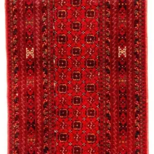 Løper Afghansk teppe - Bukhara - 257 x 83 cm - rød