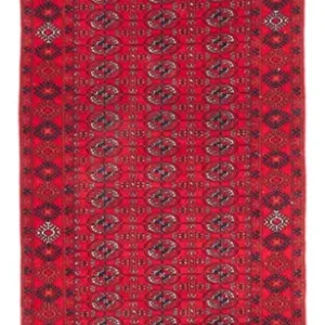 Løper Afghansk teppe - Bukhara - 260 x 85 cm - rød