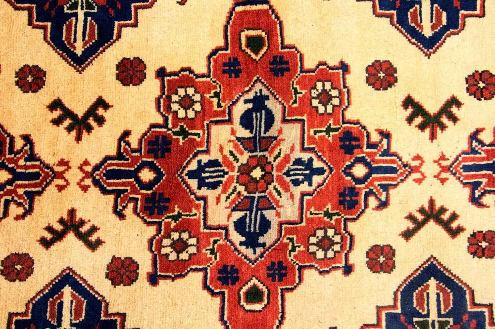 Løper Afghansk teppe - Hatshlu - 283 x 86 cm - beige