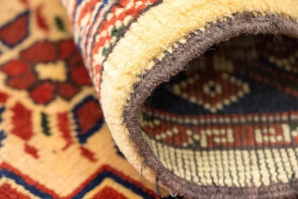 Løper Afghansk teppe - Hatshlu - 283 x 86 cm - beige