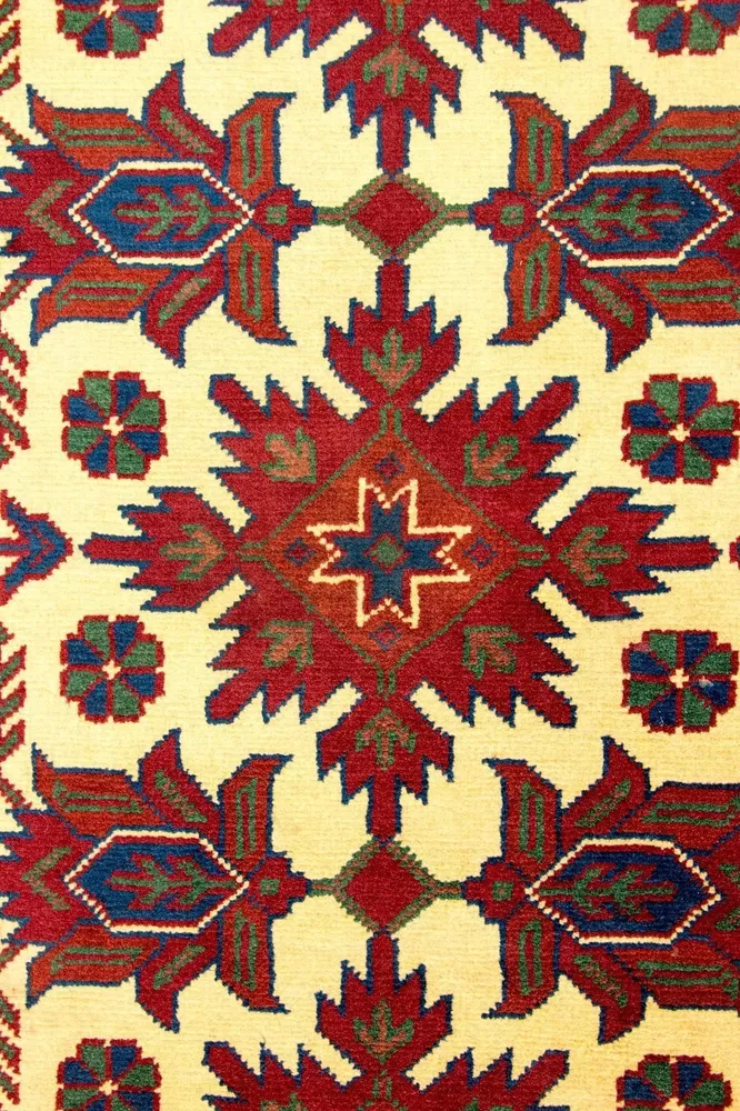 Løper Afghansk teppe - Hatshlu - 304 x 80 cm - rød