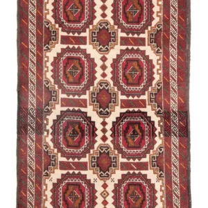 Løper Balutsj-teppe - 175 x 103 cm - beige
