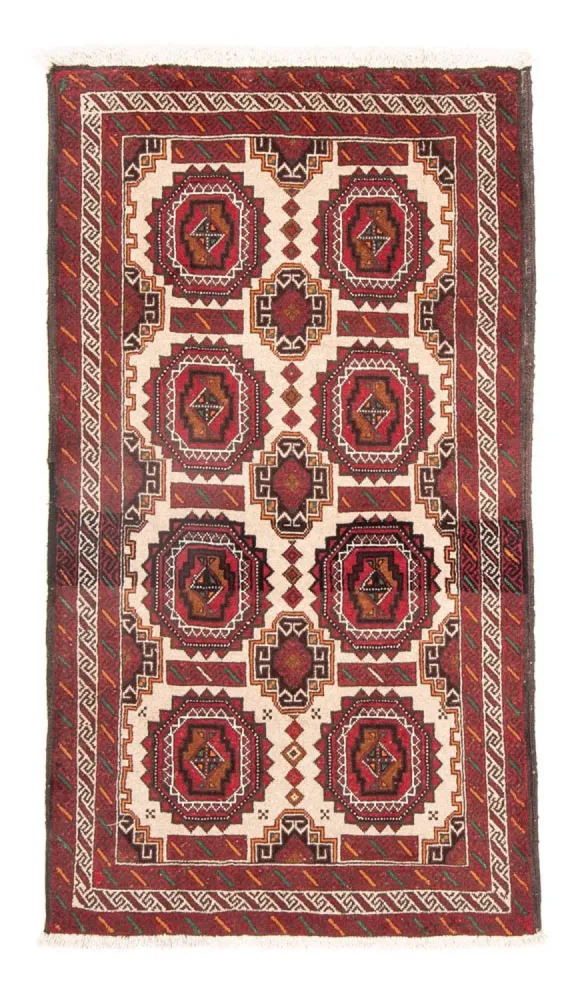 Løper Balutsj-teppe - 175 x 103 cm - beige