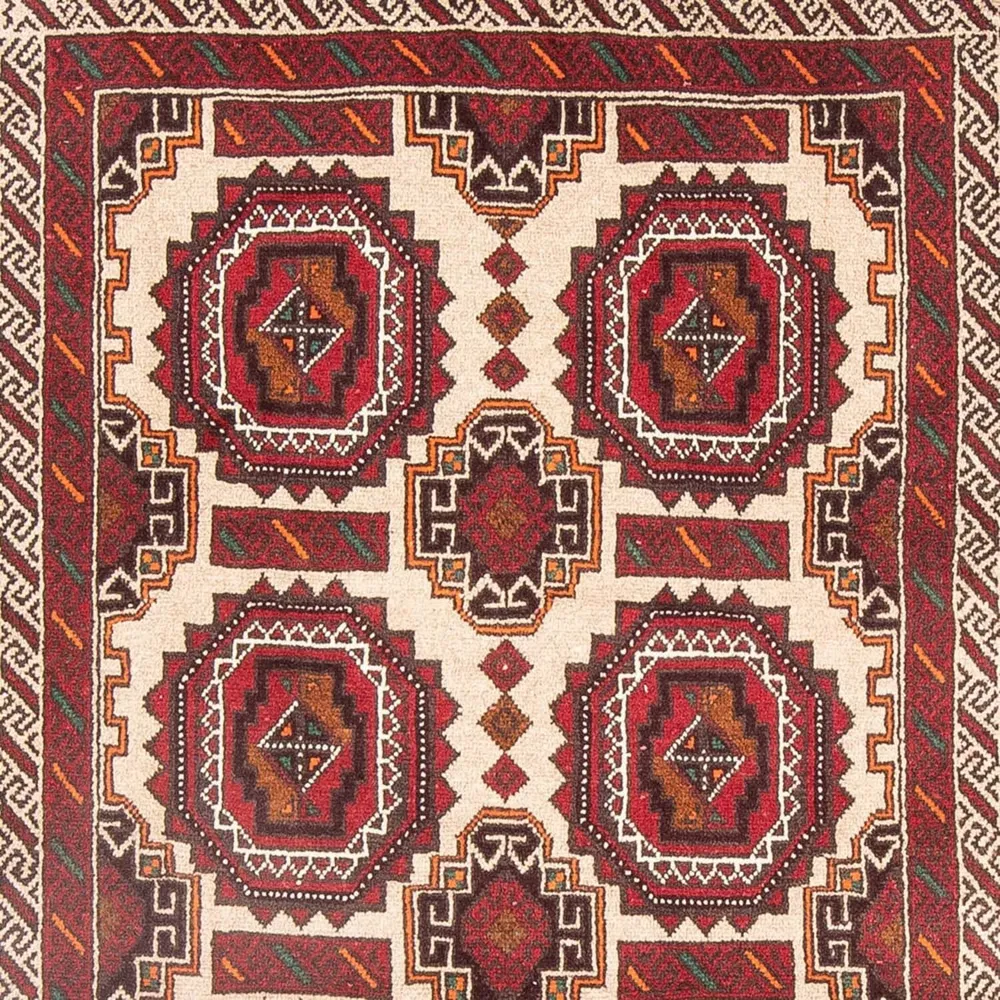 Løper Balutsj-teppe - 175 x 103 cm - beige
