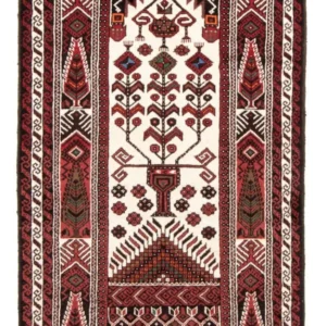 Løper Balutsj-teppe - 175 x 97 cm - beige