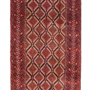 Løper Balutsj-teppe - 185 x 102 cm - brun