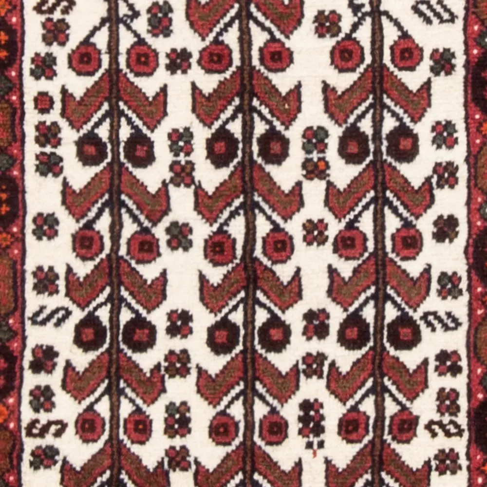 Løper Balutsj-teppe - 191 x 101 cm - rød