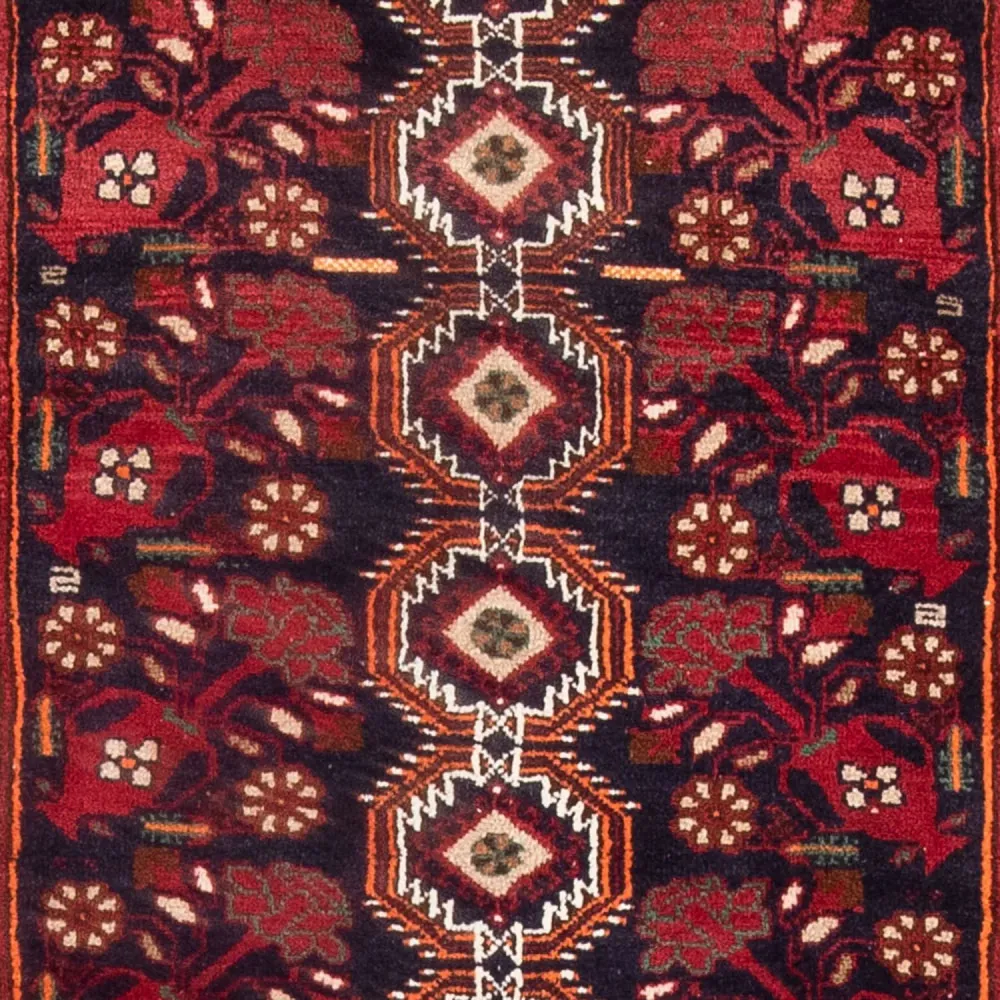 Løper Balutsj-teppe - 199 x 99 cm - rød