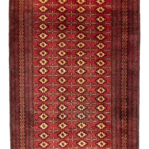 Løper Balutsj-teppe - 200 x 106 cm - rød