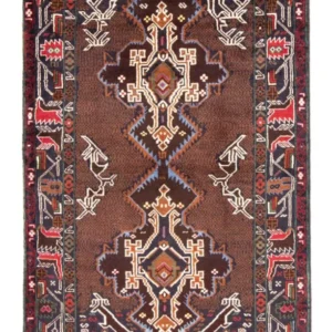 Løper Balutsj-teppe - 201 x 112 cm - lys mocca