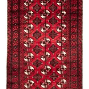 Løper Balutsj-teppe - 202 x 110 cm - mørk rød