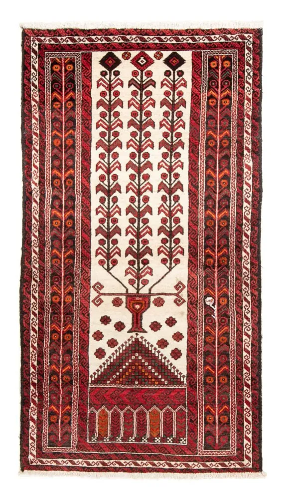 Løper Balutsj-teppe - 204 x 109 cm - beige
