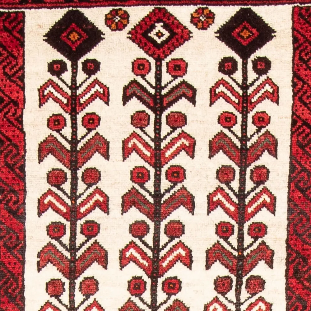 Løper Balutsj-teppe - 204 x 109 cm - beige