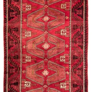 Løper Balutsj-teppe - 230 x 119 cm - rød