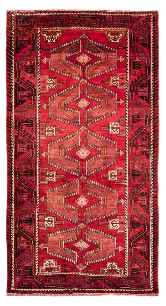 Løper Balutsj-teppe - 230 x 119 cm - rød