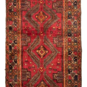 Løper Balutsj-teppe - 237 x 103 cm - rød