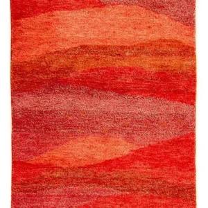 Løper Gabbeh teppe - Indus - 197 x 77 cm - rød