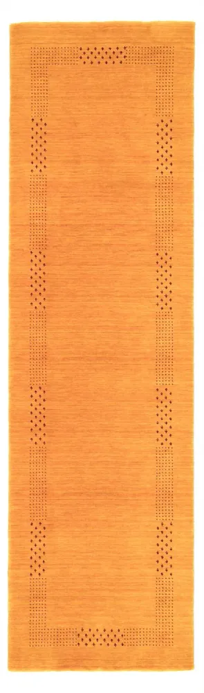 Løper Gabbeh teppe - Indus - 200 x 80 cm - gull