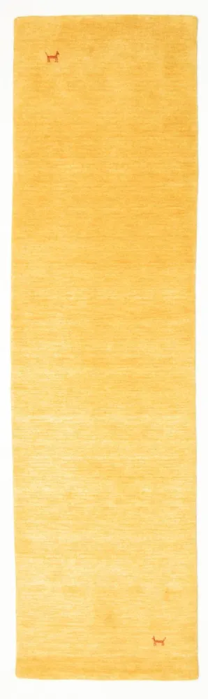Løper Gabbeh teppe - Indus - 200 x 80 cm - gull