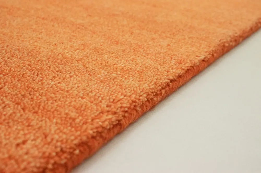 Løper Gabbeh teppe - Indus - 200 x 80 cm - oransje