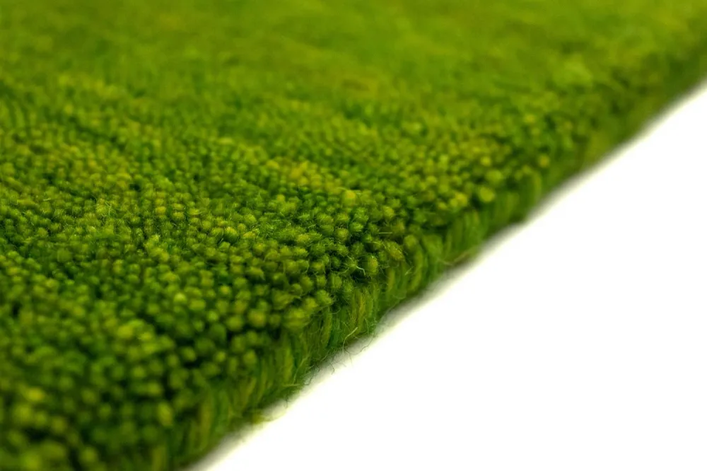 Løper Gabbeh teppe - Indus - 240 x 80 cm - grønn