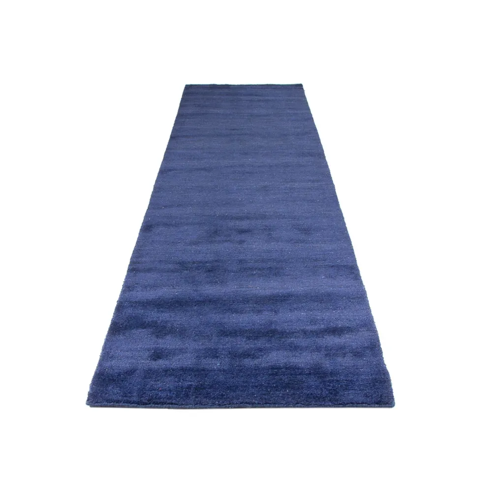Løper Gabbeh teppe - Indus - 300 x 80 cm - blå