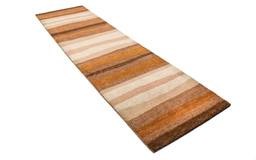 Løper Gabbeh teppe - Indus - 300 x 80 cm - flerfarget