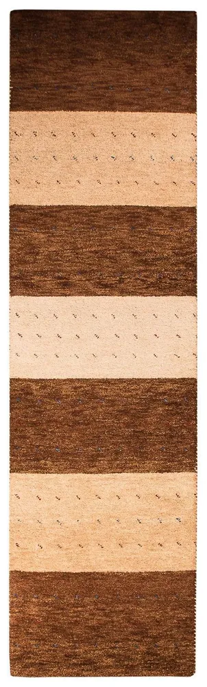 Løper Gabbeh teppe - Indus - 302 x 82 cm - flerfarget
