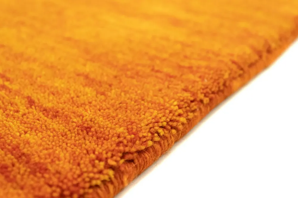 Løper Gabbeh teppe - Indus - 350 x 80 cm - oransje